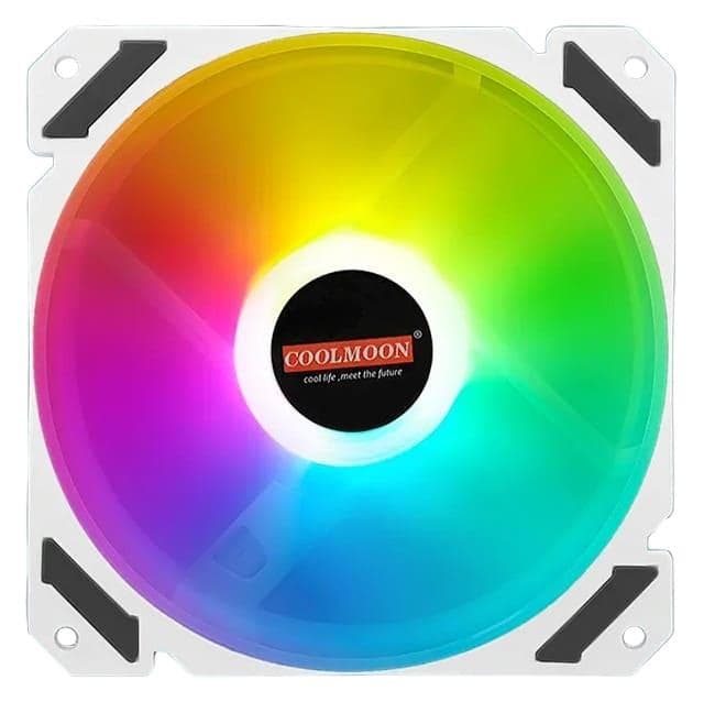 Вентилятор Coolmoon 120мм CM-NORTHWIND Forward (CM-NORTHWIND-F) White