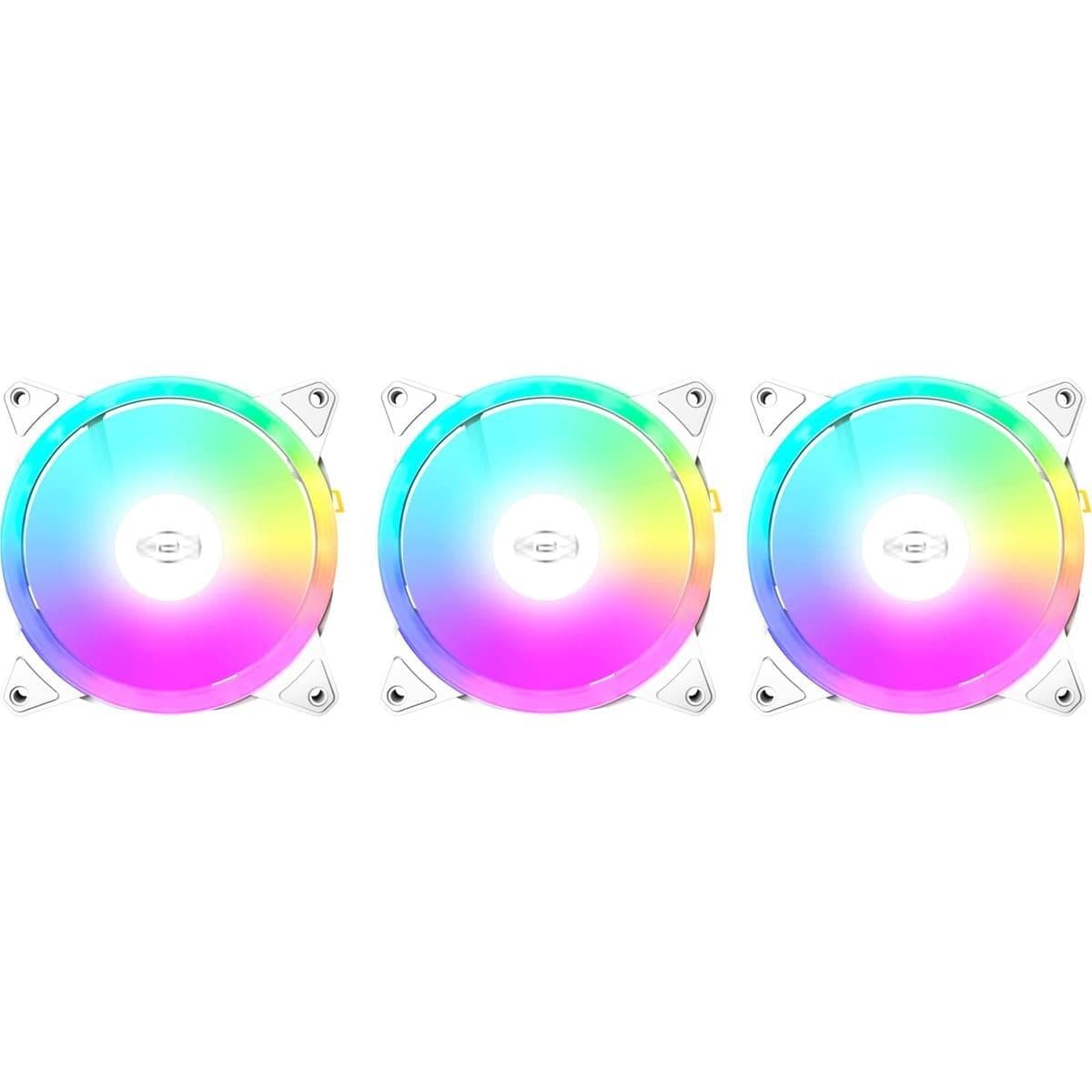 Комплект вентиляторов PCCooler F3 T120 ARGB WH 3-Pack