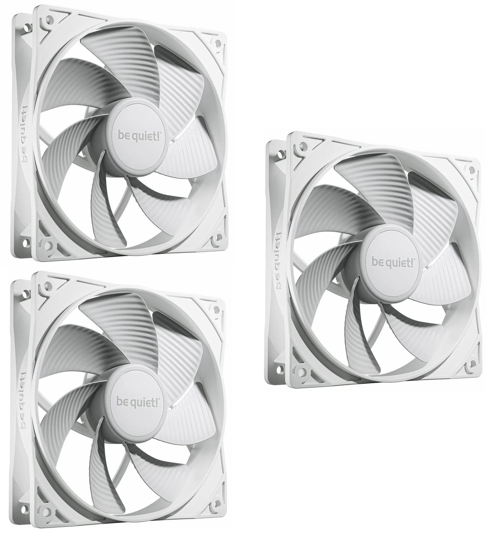 Комплект вентиляторов be quiet! PURE WINGS 3 120mm PWM Reverse 3 шт (BL136)