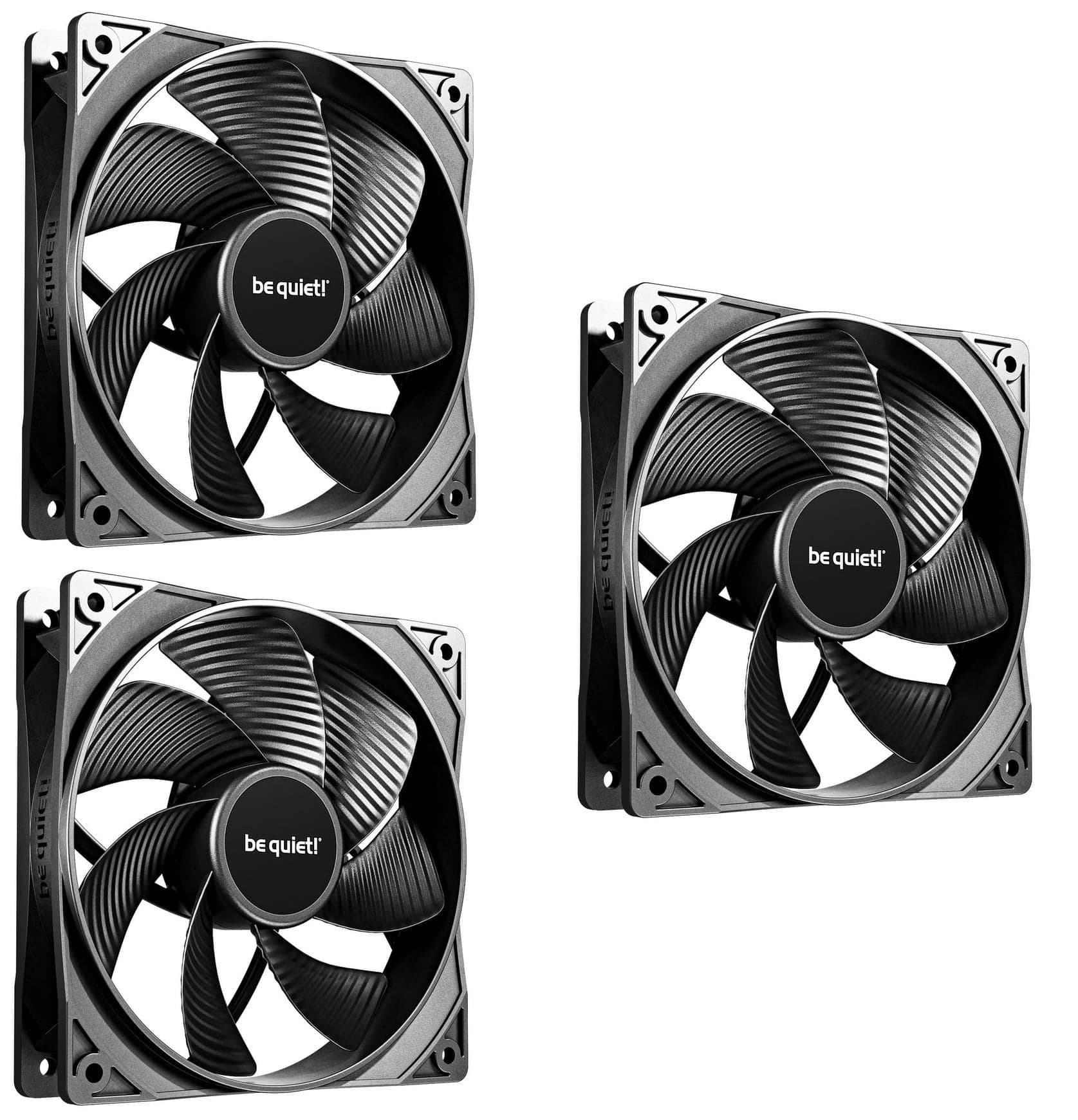 Комплект вентиляторов be quiet! PURE WINGS 3 120mm PWM Reverse 3 шт (BL137)