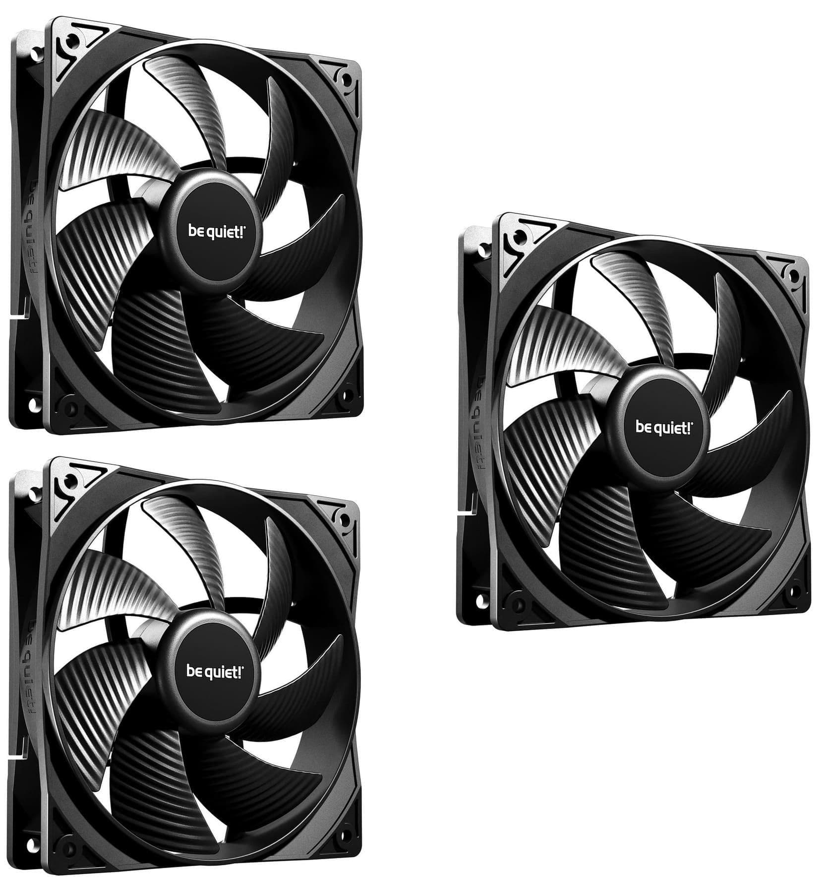 Комплект вентиляторов be quiet! PURE WINGS 3 120mm PWM 3 шт (BL141)