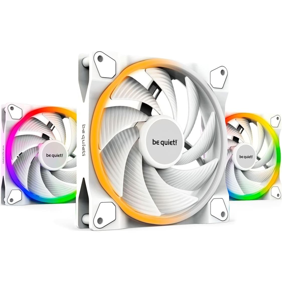 Комплект вентиляторов be quiet! Light Wings White 140mm PWM high-speed, в комплекті 3 шт. (BL103)