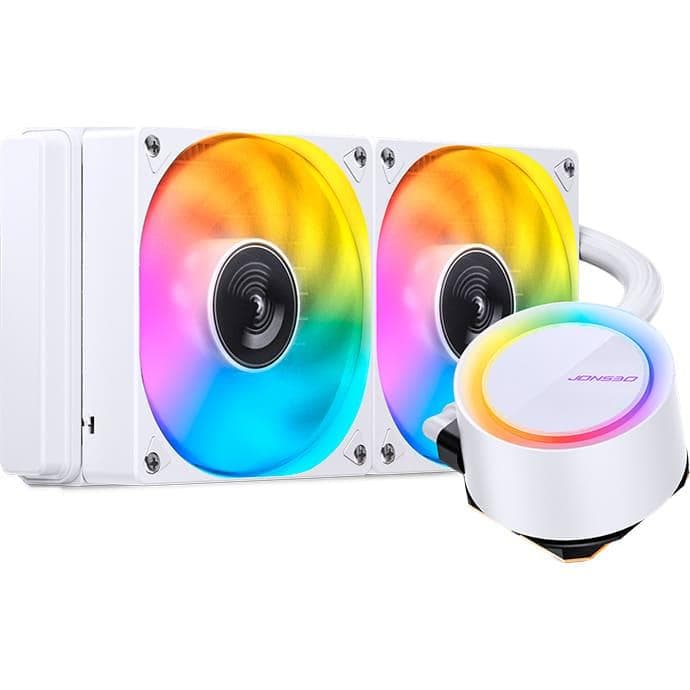 СВО JONSBO TG-240 White (Intel LGA1700/1200/115X/2011; AMD AM4/AM5/4PIN PWM)