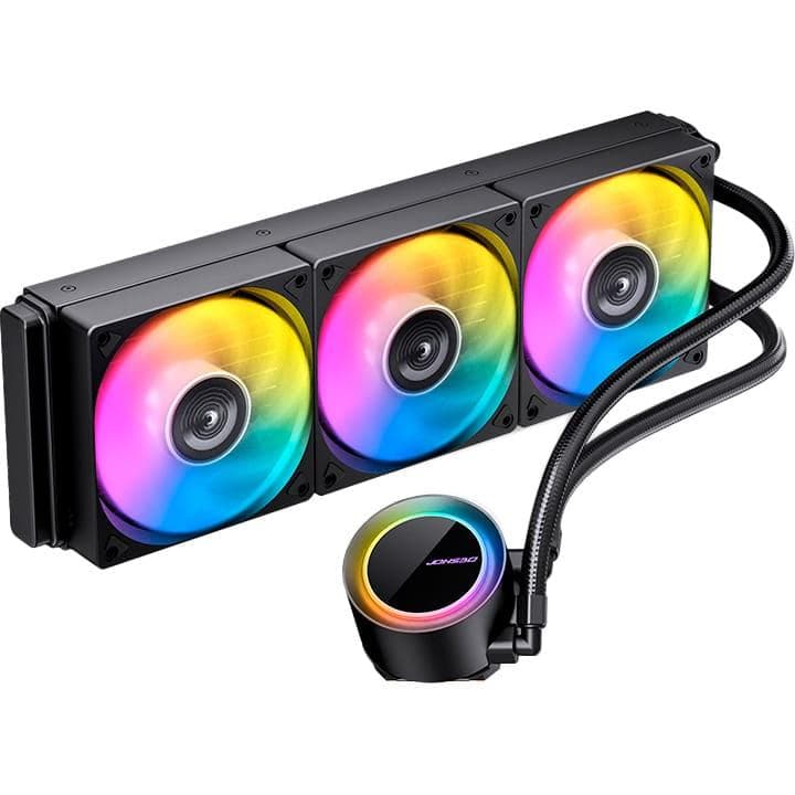 СВО JONSBO TG-360 Black (Intel LGA1700/1200/115X/2011; AMD AM4/AM5/4PIN PWM)