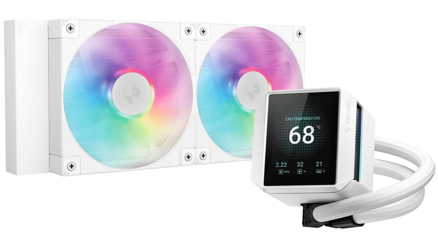 СВО DeepCool Mystique 240 ARGB White (R-LX240-WHDSNMCP-G-1)