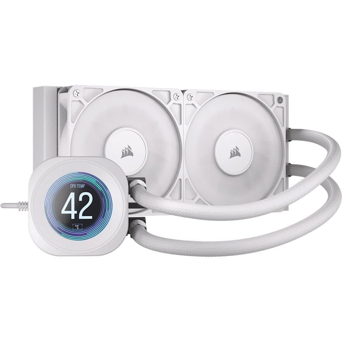 СВО Corsair Nautilus 240 RS LCD White (CW-9061032-WW)